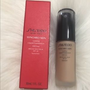 Shiseido lasting liquid foundation-in color Rose 3